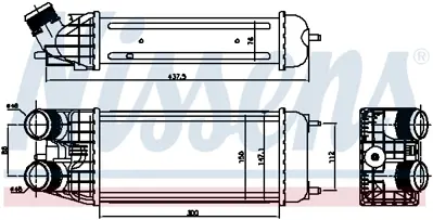 NISSENS 96509 Turbo Radyatoru 384N7