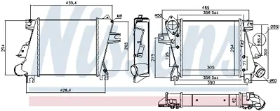 NISSENS 96527 Turbo Radyatoru A4461EQ41A