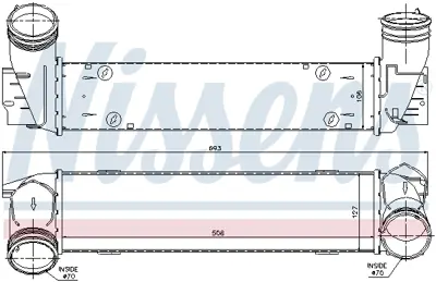 NISSENS 96595 Turbo Radyatoru Bmw M57 D30 E90 N47 D20 E84 7800682