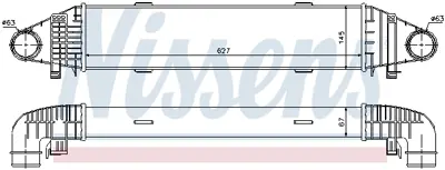 NISSENS 96597 Turbosarj Radyatoru C-Class W204 07>14 S204 07>14 A2045000300