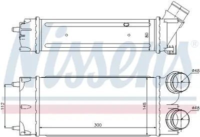 NISSENS 96627 Turbo Radyatoru 384L4