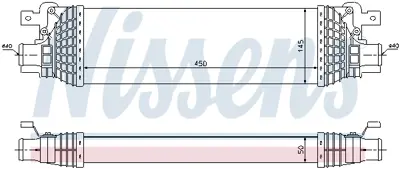 NISSENS 96643 Turbo Radyatoru 5S6H9L440AE