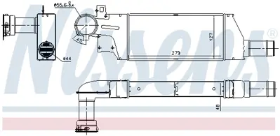 NISSENS 96656 Turb0 Radyatoru Corsa C Tıgra B Y13dt Z13dt Z13dtj Z17dth 93177425