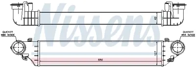 NISSENS 96672 Turbosarj Radyatoru W203 02>07 Cl203 03>08 S203 02>07 C209 02>09 A209 03>10 A2035000500