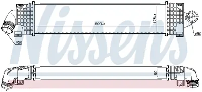 NISSENS 96689 Turbo Radyatoru 3M5H9L440AE