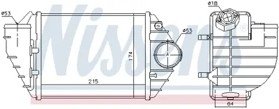 NISSENS 96690 Turbo Radyatoru 59145805A