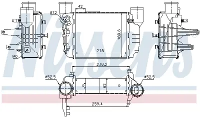 NISSENS 96709 Turbo Radyatoru Intercooler Audı A4 Avant / Quattro 01>08 1.8t Bfb Cfma 8E0145805N