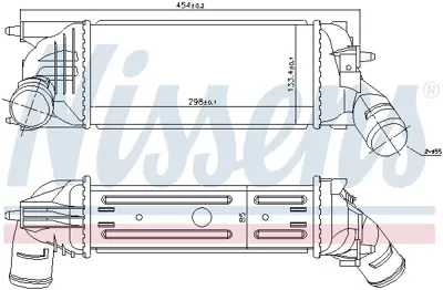 NISSENS 96719 Turbo Radyatoru 384G6 E256093