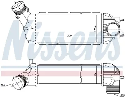 NISSENS 96720 Turbo Radyatoru E256088