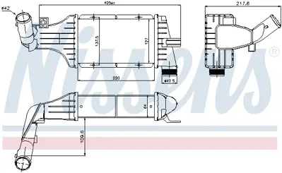 NISSENS 96789 Turbo Radyatoru Astra G 98>10 Y20dth - X17dt 95512979