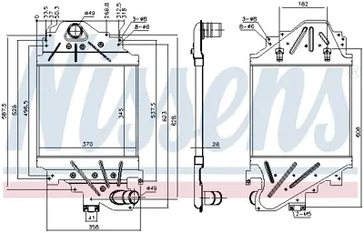 NISSENS 96791 Turbo Radyatoru 8200685747