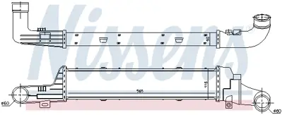 NISSENS 96861 Turbosarj Radyatoru E-Class W210 96>99 S210 96>99 A2105001800