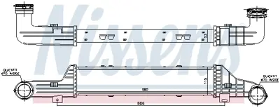 NISSENS 96899 Turbosarj Radyatoru E-Class W210 98>02 S210 99>03 A2105002000