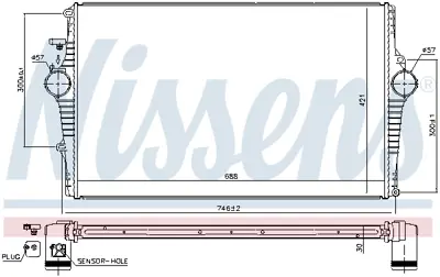 NISSENS 969001 Turbo Radyatoru Volvo S60 I (384) 2.0 T 2.4-2.4d 00>12  S80 I (184) 2.0 98>06 V70 Iı (285) 2.0 T 99> 9161207