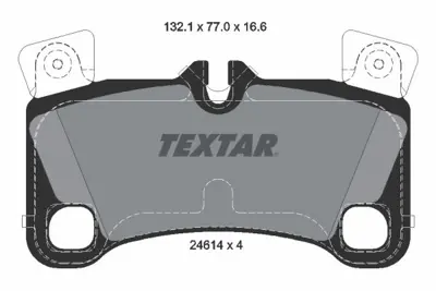 TEXTAR 2461401 Fren Balata Seti Fren Balata Seti 7L0698451F 7L0698451L 95535293966