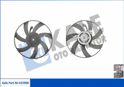 KALE 415900 Fan Motoru (120w 302mm) Cordoba Ibıza ıı Ibıza ııı Inca Caddy ıı Polo / Classıc GM 6K0959455B