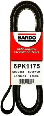 BANDO 6PK1175 Kanallı Kayıs Audı Ford Honda Rover Volvo Fıat 68379 GM 11281747277, GM 11281470027, GM 11287636368, GM 11288581628, GM 9004831070, GM 3470280, GM 46820062, GM 55205286, GM 71745115, GM 55202377