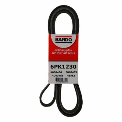 BANDO 6PK1230 Kanallı Kayıs P3008 Jumpy 2.0 Bluehdı 16 GM 1650769, GM 88WF6C301A1A, GM 46747484, GM 9771339850, GM 9146899, GM 90916W2018, GM 90916W2033, GM 99366K1230, GM 9091602664, GM 7700260889