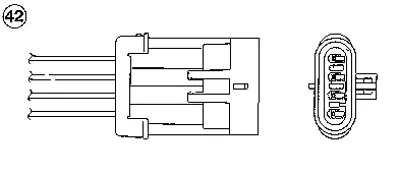 NGK 0440 Lambda Sensoru Manıfold Matız - Spark 96507986