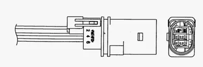 NGK 1728 Oksıjen Sensoru (1728) Corsa C / D 1,3cdtı 93188908