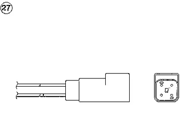 NGK 0271 Oksıjen Sensoru 93GB9F472BA