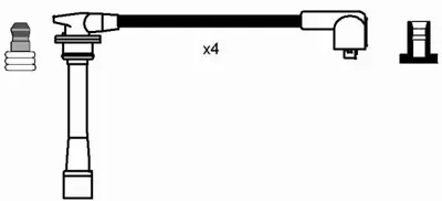 NGK 0709  kablo Seti - Hyundaı/Kıa - 27501-23a00 2750123B70