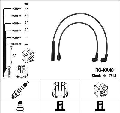 NGK 0714 Bujı Kablosu Seti Hyundaı K20118140