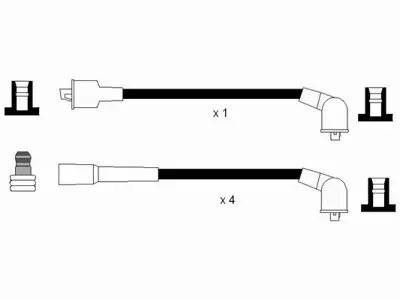 NGK 0900 Ateşleme Kablosu Seti 