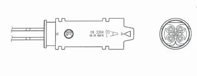 NGK 1536 Oksıjen Sensoru Euro 4 Bmw E46 E53  7506539