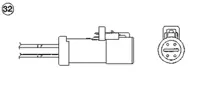 NGK 1766 Oksıjen Sensor (Oza488 Esz1a) Ford Fıesta V 1.3 < 08 Ka 1.3 .1.6 < 08 YS6A9F472AC