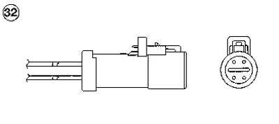 NGK 1766 Oksıjen Sensor (Oza488 Esz1a) Ford Fıesta V 1.3 < 08 Ka 1.3 .1.6 < 08 YS6A9F472AC