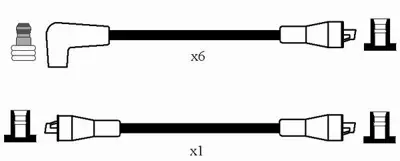 NGK 2475 Ateşleme Kablosu Seti 