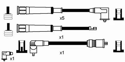 NGK 2566 Bujı Kablosu Seti 