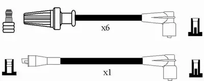 NGK 2588 Bujı Kablo Seti 