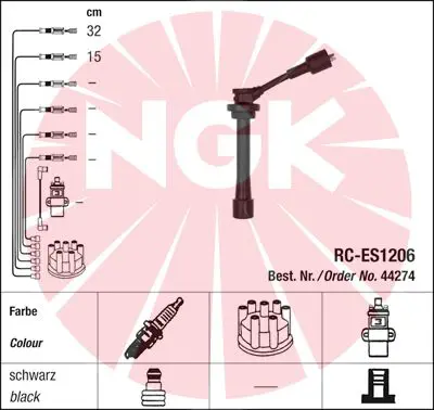 NGK 44274 Ateşleme Kablosu 33705M79F00