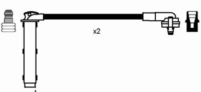 NGK 5405 Bujı Kablosu Seti 91XF12286AC