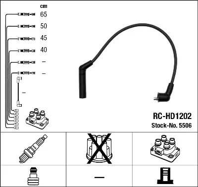 NGK 5506  kablo Seti - Hyundaı/Kıa - 27501-22b10 2750122B10