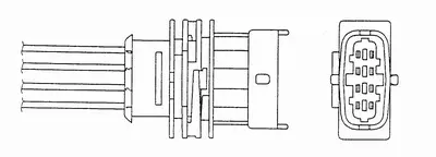 NGK 5695 Oksıjen Sensoru 2. Konum Astra G Vectra B Corsa C Z14xe Z16xe 855353