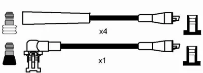 NGK 7153 Ateşleme Kablosu Seti 