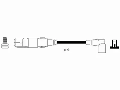 NGK 7303 Bujı Kablosu Rc St901 30905430R