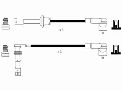 NGK 7312 Bujı Kablosu Seti 60609839