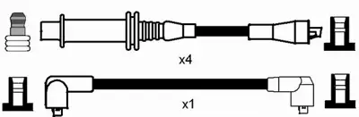 NGK 7377 Bujı Kablosu Seti 7701348929