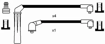 NGK 8190 Ateşleme Kablosu Seti 8817520