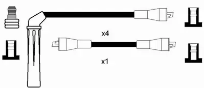 NGK 8200 Bujı Kablosu Seti 8817520