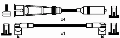 NGK 8262  kablo Seti - Vag 