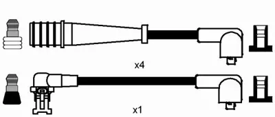 NGK 8470 Bujı Kablosu Seti 32039265 7700850463