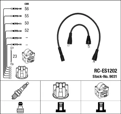 NGK 9031 Rc-Es1202 Ateşleme Kablosu 3370580040