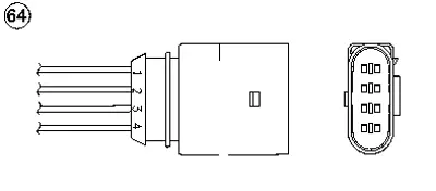 NGK 92245 Oksıjen Sensoru 6A906265F