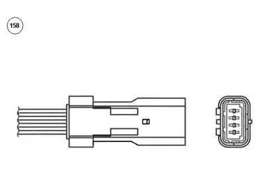 HELLUX HKS120032 Oksıjen Sensoru 108 2008 208 301 308 Iı C1 C3 Iı Iıı C4 Cactus C Elysee Ds3 Eb2 89465YV010 9673438580 3639484 96734385 98106343 98022942 9802294280 9810634380 3641578