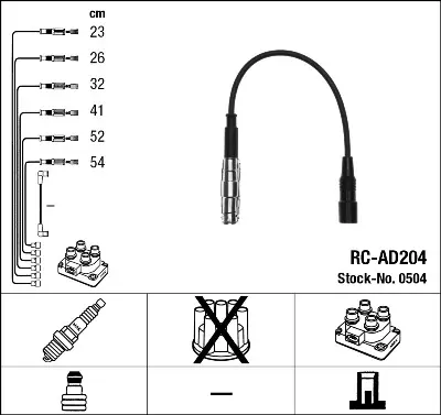 DODUCO 7683 Bujı Kablo Takımı Albea Palıo Sıena Doblo 1.2ı 8v 98> 7776810 7735340 7742005 78905532A 78905536A 78905534A 78905533A 78905531A 78905535A 46427497